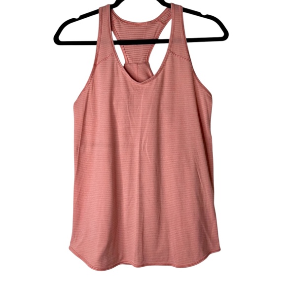Lululemon Tank Top Coral Size 6 Womens Women's Shirt Pink Peach Yoga Active Gym - Picture 1 of 7